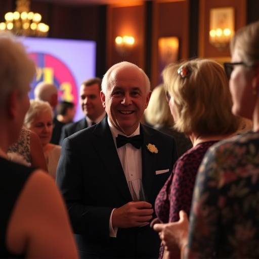 A testimonial video from a charity gala, featuring attendees sharing their experiences and supporting the cause